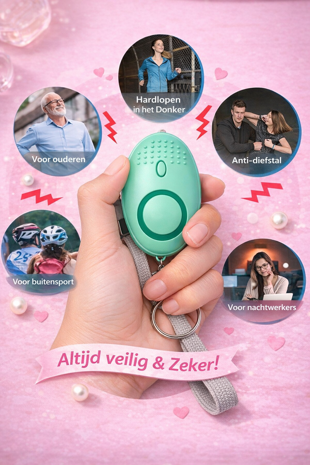 Persoonlijk alarm - groen