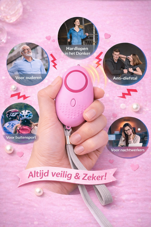 Persoonlijk alarm - roze